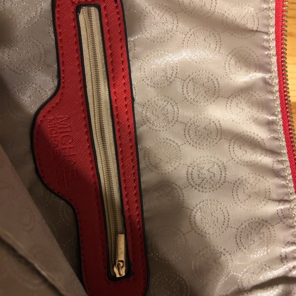 Michael Kors Red Purse - Picture 6 of 6